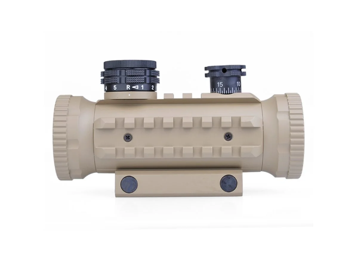 Aim-O dot sight 1x30 cu sine laterale desert 3